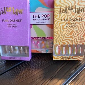 Nail Dashes, medium length, 3 sets. Brand new in boxes.